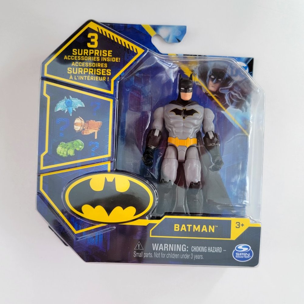 Spin Master DC Batman figure with 3 surprise accessories - new in package